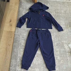Polo by Ralph Lauren Kids Navy Jogger Set